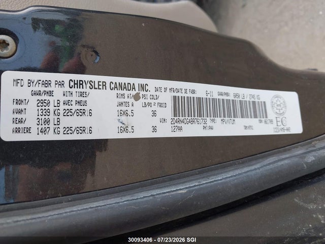 30093406 :رقم المزاد ، 2D4RN4DG4BR761732 vin ، 2011 Dodge Grand Caravan Express مزاد بيع