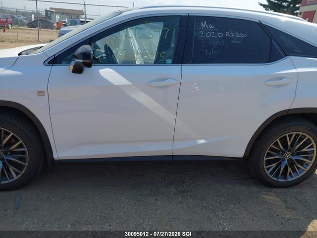 30095012 :رقم المزاد ، 2T2YZMDA8LC216347 vin ، 2020 Lexus Rx 350 F Sport مزاد بيع