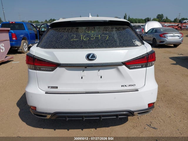 30095012 :رقم المزاد ، 2T2YZMDA8LC216347 vin ، 2020 Lexus Rx 350 F Sport مزاد بيع