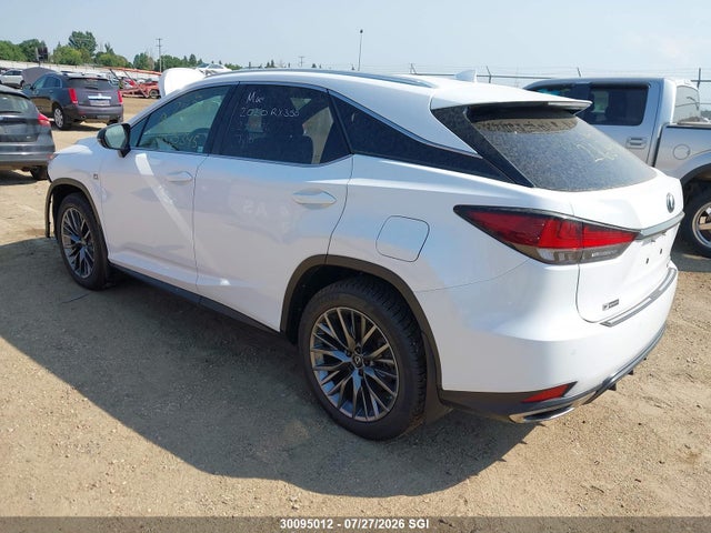 30095012 :رقم المزاد ، 2T2YZMDA8LC216347 vin ، 2020 Lexus Rx 350 F Sport مزاد بيع