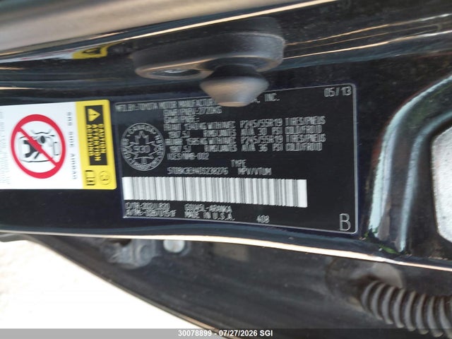 Продаж на аукціоні авто 2013 Toyota Highlander Plus/se, vin: 5TDBK3EH4DS238276, номер лоту: 30078899
