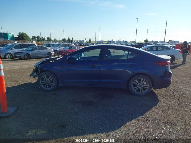 2018 Hyundai Elantra Sel/value/limited მანქანა იყიდება აუქციონზე, vin: KMHD84LF7JU637152, აუქციონის ნომერი: 30095294