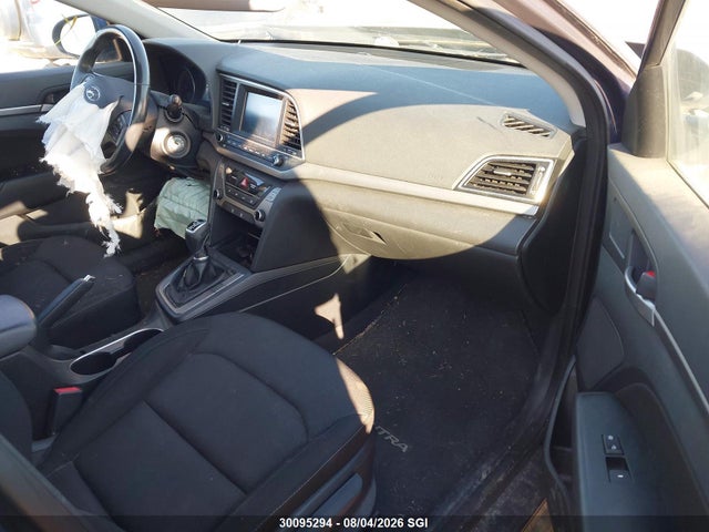 2018 Hyundai Elantra Sel/value/limited მანქანა იყიდება აუქციონზე, vin: KMHD84LF7JU637152, აუქციონის ნომერი: 30095294