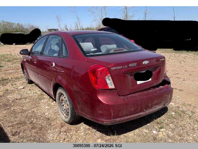 2005 Chevrolet Optra Ls მანქანა იყიდება აუქციონზე, vin: KL1JK59Z35K133058, აუქციონის ნომერი: 30095300