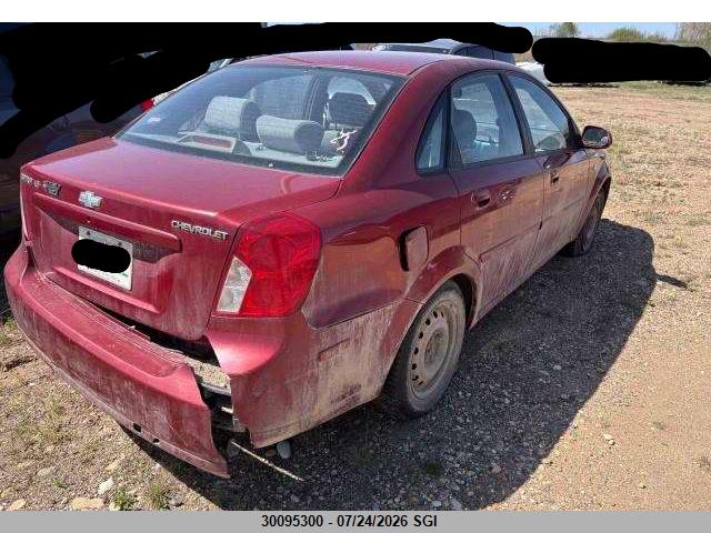 2005 Chevrolet Optra Ls მანქანა იყიდება აუქციონზე, vin: KL1JK59Z35K133058, აუქციონის ნომერი: 30095300