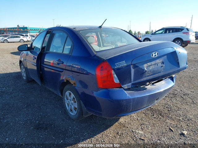 2008 Hyundai Accent Gls მანქანა იყიდება აუქციონზე, vin: KMHCN45C88U255455, აუქციონის ნომერი: 30095399