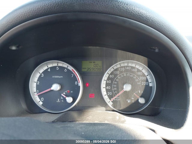 2008 Hyundai Accent Gls მანქანა იყიდება აუქციონზე, vin: KMHCN45C88U255455, აუქციონის ნომერი: 30095399