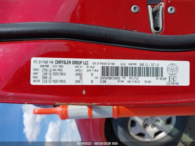 Продаж на аукціоні авто 2010 Dodge Journey Se, vin: 3D4PG4FB8AT248403, номер лоту: 30095522