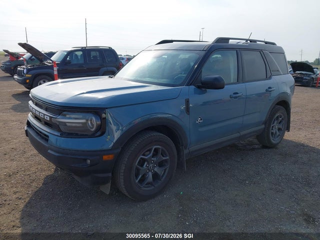 2021 Ford Bronco Sport Outer Banks მანქანა იყიდება აუქციონზე, vin: 3FMCR9C63MRB10520, აუქციონის ნომერი: 30095565
