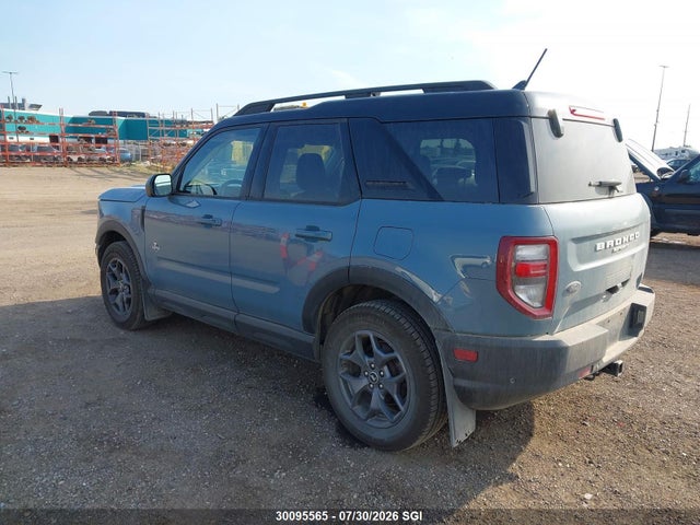 2021 Ford Bronco Sport Outer Banks მანქანა იყიდება აუქციონზე, vin: 3FMCR9C63MRB10520, აუქციონის ნომერი: 30095565