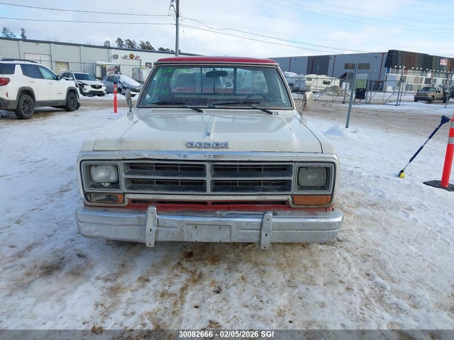1987 Dodge D-series D150 მანქანა იყიდება აუქციონზე, vin: 1B7HD14T1HS455540, აუქციონის ნომერი: 30082666