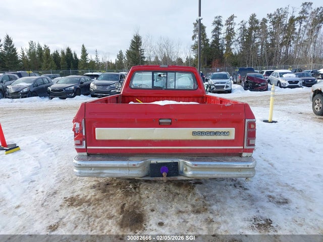 1987 Dodge D-series D150 მანქანა იყიდება აუქციონზე, vin: 1B7HD14T1HS455540, აუქციონის ნომერი: 30082666