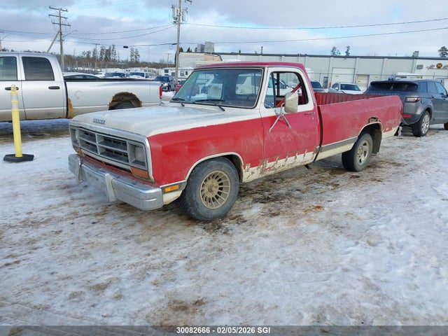 1987 Dodge D-series D150 მანქანა იყიდება აუქციონზე, vin: 1B7HD14T1HS455540, აუქციონის ნომერი: 30082666