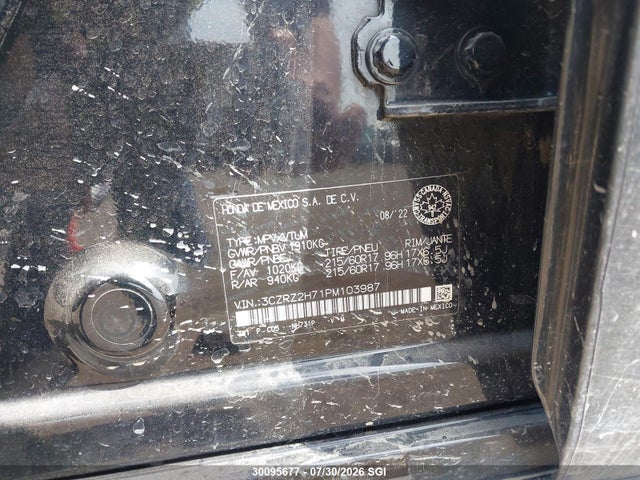 3CZRZ2H71PM103987 Honda Hr-v Exl