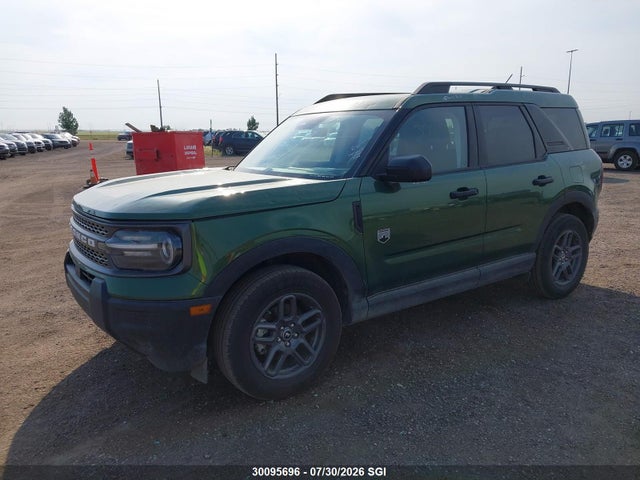 2025 Ford Bronco Sport Big Bend მანქანა იყიდება აუქციონზე, vin: 3FMCR9BN3SRE30037, აუქციონის ნომერი: 30095696