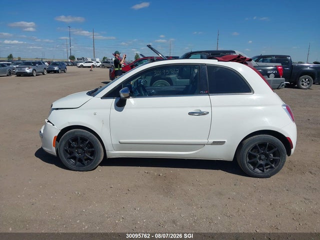 2017 Fiat 500 Lounge მანქანა იყიდება აუქციონზე, vin: 3C3CFFER2HT704631, აუქციონის ნომერი: 30095762