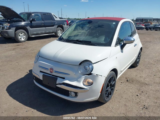 2017 Fiat 500 Lounge მანქანა იყიდება აუქციონზე, vin: 3C3CFFER2HT704631, აუქციონის ნომერი: 30095762
