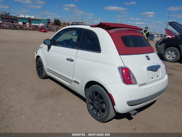 2017 Fiat 500 Lounge მანქანა იყიდება აუქციონზე, vin: 3C3CFFER2HT704631, აუქციონის ნომერი: 30095762