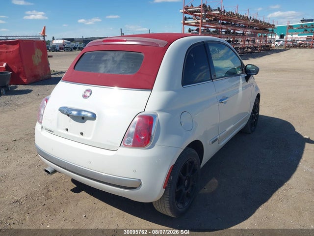 2017 Fiat 500 Lounge მანქანა იყიდება აუქციონზე, vin: 3C3CFFER2HT704631, აუქციონის ნომერი: 30095762
