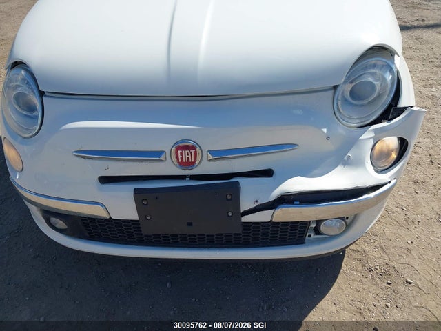 2017 Fiat 500 Lounge მანქანა იყიდება აუქციონზე, vin: 3C3CFFER2HT704631, აუქციონის ნომერი: 30095762
