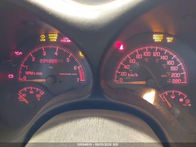 Продаж на аукціоні авто 2001 Pontiac Grand Am Gt1, vin: 1G2NV12E41M554310, номер лоту: 30094810
