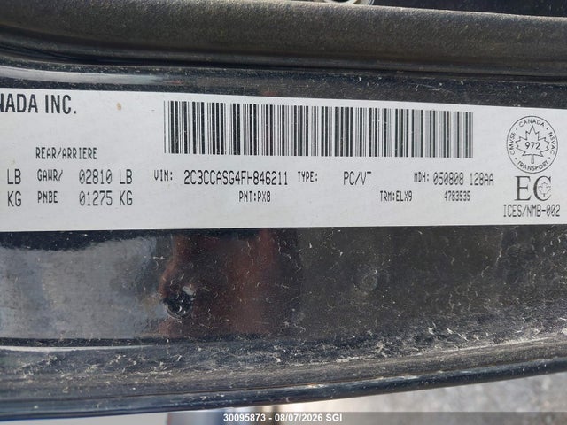 Chrysler 300c Platinum 2015 2C3CCASG4FH846211 Image 9