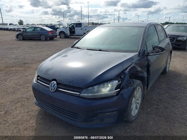30095876 :رقم المزاد ، 3VW2A7AU0FM046205 vin ، 2015 Volkswagen Golf Tdi مزاد بيع