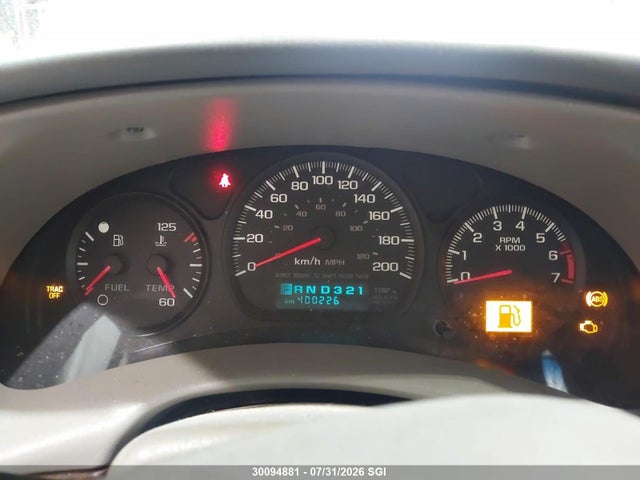 Aukcja sprzedaży 2003 Chevrolet Impala Ls, vin: 2G1WH52K339200761, numer aukcji: 30094881