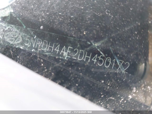 Aukcja sprzedaży 2013 Hyundai Elantra Gls/limited, vin: 5NPDH4AE2DH450172, numer aukcji: 30075647