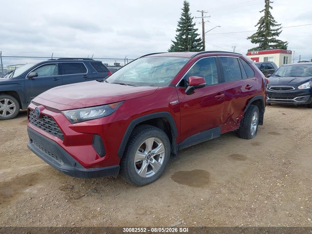 30082552 :رقم المزاد ، 2T3BWRFV0LW096467 vin ، 2020 Toyota Rav4 Hybrid Le مزاد بيع