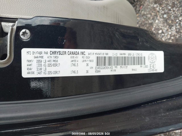 Dodge Grand Caravan Crew 2014 2C4RDGDG0ER241453 Image 9