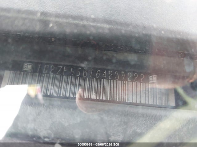 Aukcja sprzedaży 2006 Pontiac G6 Se, vin: 1G2ZF55B164239222, numer aukcji: 30095968