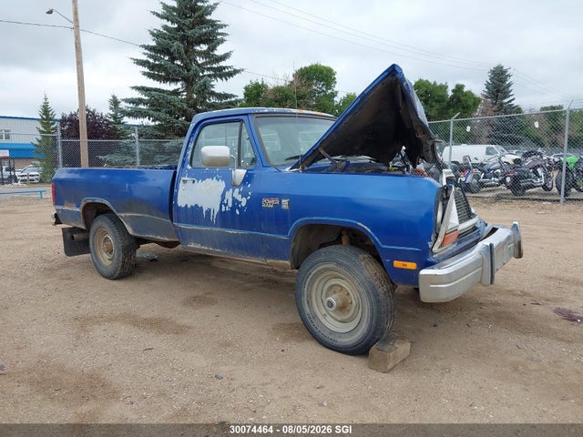 1990 Dodge W-series W200/w250 მანქანა იყიდება აუქციონზე, vin: 1B7KM2689LS723134, აუქციონის ნომერი: 30074464