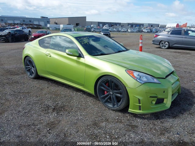 2010 Hyundai Genesis Coupe 3.8l მანქანა იყიდება აუქციონზე, vin: KMHHU6KH2AU038641, აუქციონის ნომერი: 30096097