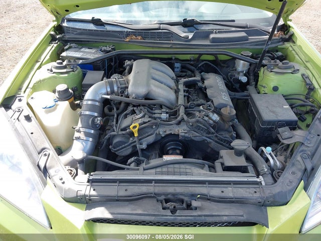 2010 Hyundai Genesis Coupe 3.8l მანქანა იყიდება აუქციონზე, vin: KMHHU6KH2AU038641, აუქციონის ნომერი: 30096097