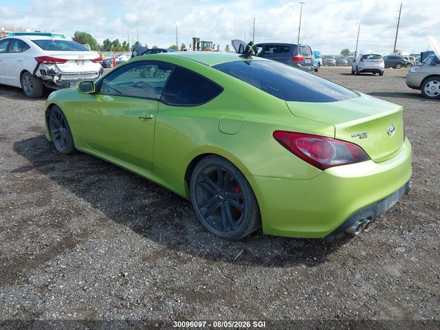 2010 Hyundai Genesis Coupe 3.8l მანქანა იყიდება აუქციონზე, vin: KMHHU6KH2AU038641, აუქციონის ნომერი: 30096097