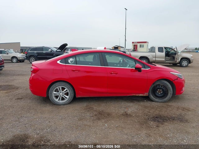 30096103 :رقم المزاد ، 3G1BE5SM7HS540885 vin ، 2017 Chevrolet Cruze Lt مزاد بيع