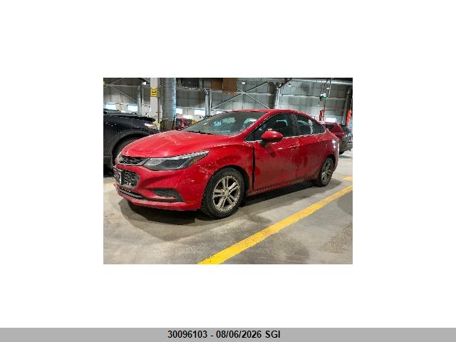 30096103 :رقم المزاد ، 3G1BE5SM7HS540885 vin ، 2017 Chevrolet Cruze Lt مزاد بيع