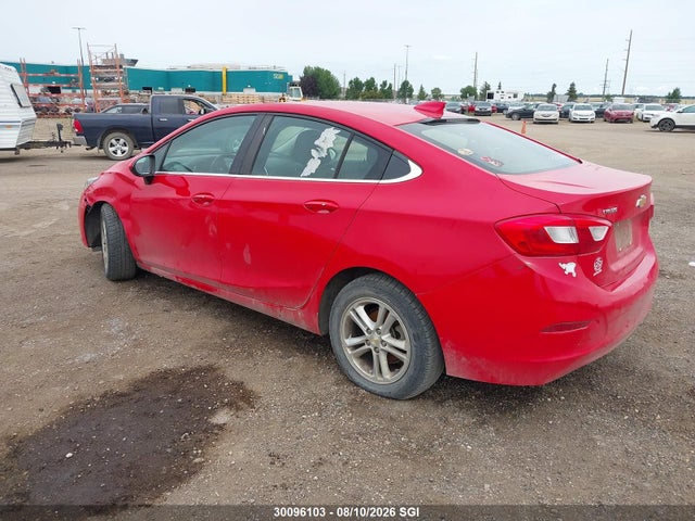 30096103 :رقم المزاد ، 3G1BE5SM7HS540885 vin ، 2017 Chevrolet Cruze Lt مزاد بيع