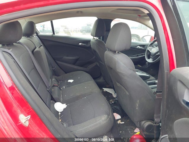 30096103 :رقم المزاد ، 3G1BE5SM7HS540885 vin ، 2017 Chevrolet Cruze Lt مزاد بيع