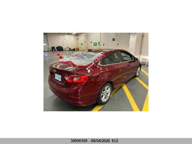 Продажа на аукционе авто 2019 Chevrolet Cruze Lt, vin: 1G1BE5SMXK7139885, номер лота: 30096109