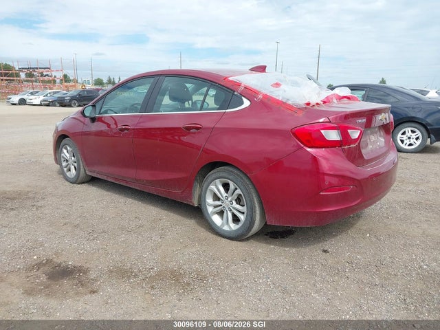 Продажа на аукционе авто 2019 Chevrolet Cruze Lt, vin: 1G1BE5SMXK7139885, номер лота: 30096109