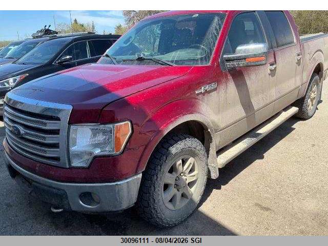 2013 Ford F150 Supercrew მანქანა იყიდება აუქციონზე, vin: 1FTFW1EF1DKE36460, აუქციონის ნომერი: 30096111
