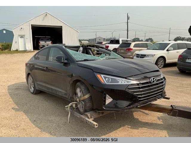 Auction sale of the 2019 Hyundai Elantra Sel/value/limited, vin: KMHD84LFXKU842661, lot number: 30096189