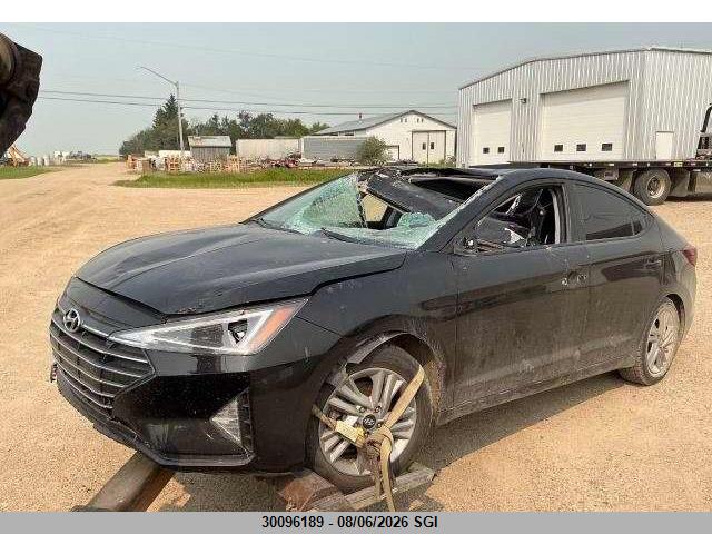 Auction sale of the 2019 Hyundai Elantra Sel/value/limited, vin: KMHD84LFXKU842661, lot number: 30096189