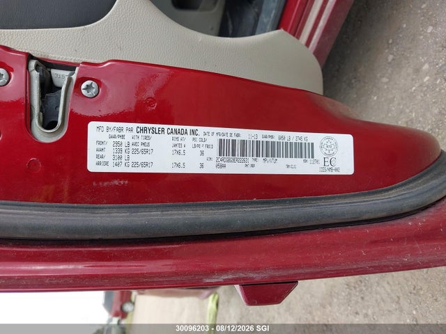 2014 Dodge Grand Caravan Se მანქანა იყიდება აუქციონზე, vin: 2C4RDGBG9ER222631, აუქციონის ნომერი: 30096203