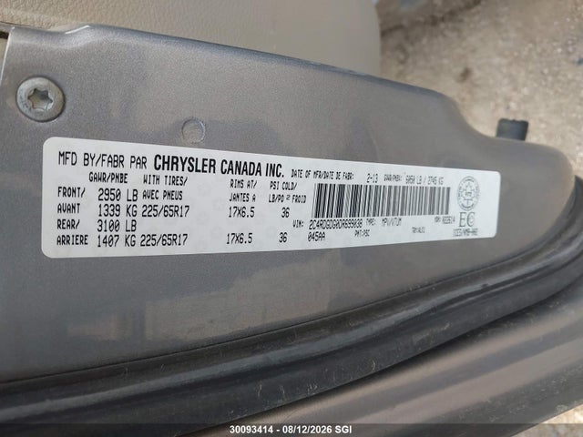 Продаж на аукціоні авто 2013 Dodge Grand Caravan Crew, vin: 2C4RDGDG0DR699038, номер лоту: 30093414