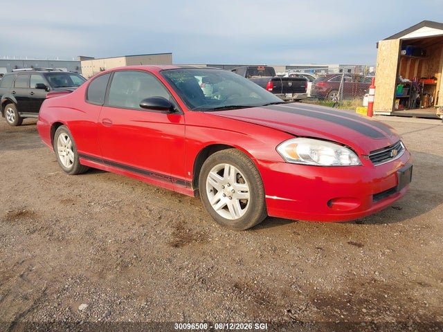 2007 Chevrolet Monte Carlo Lt მანქანა იყიდება აუქციონზე, vin: 2G1WK16K679418901, აუქციონის ნომერი: 30096508