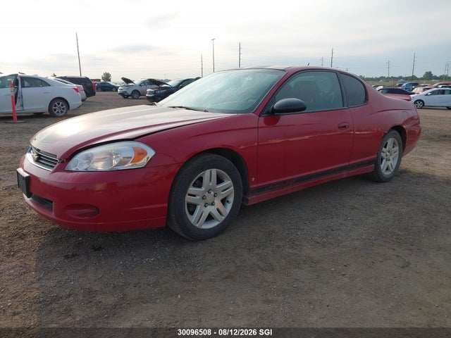 2007 Chevrolet Monte Carlo Lt მანქანა იყიდება აუქციონზე, vin: 2G1WK16K679418901, აუქციონის ნომერი: 30096508
