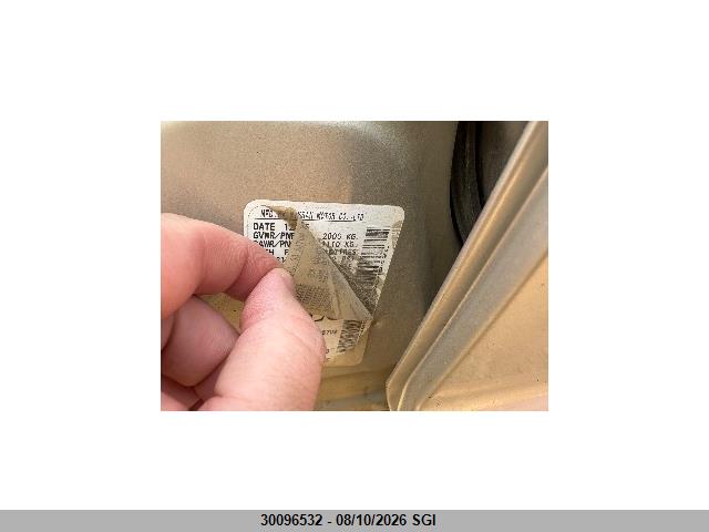 Aukcja sprzedaży 2006 Nissan X-trail Xe/se, vin: JN8BT08V36W205709, numer aukcji: 30096532